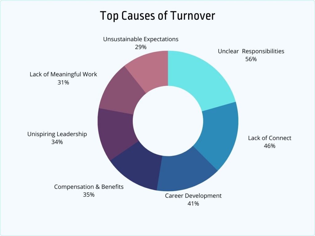 top causes of turnover