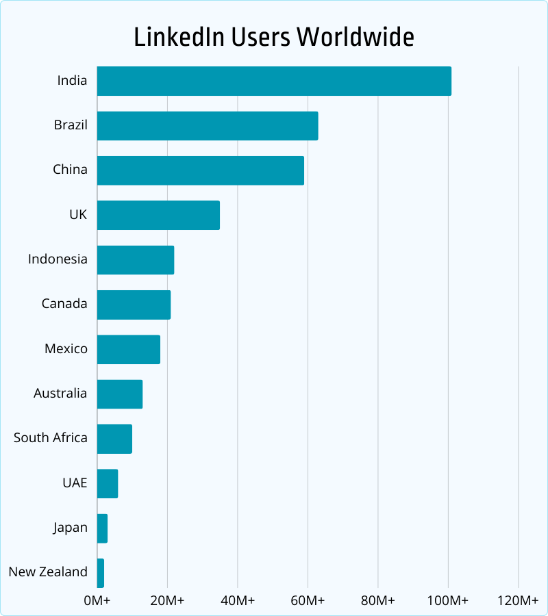 LinkedIn users worldwide