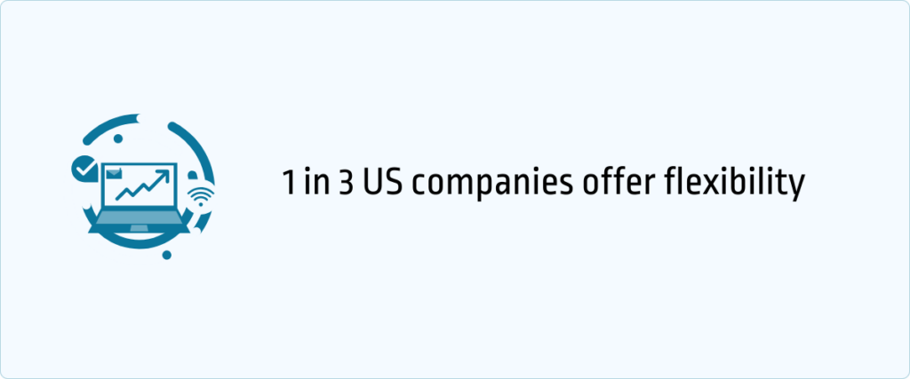 1 in 3 US companies offer flexibility