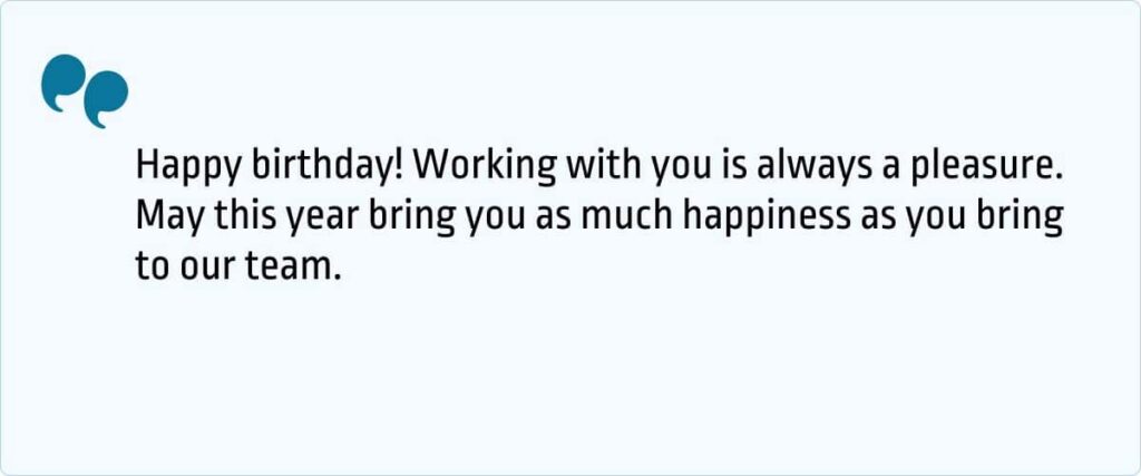 Birthday Wishes for Coworkers
